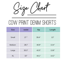 Load image into Gallery viewer, Baila | Distressed Cow Print Shorts