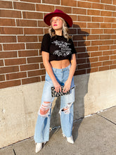 Load image into Gallery viewer, I Can Buy Myself Flowers | Boho Vintage Black Unisex Graphic Tee