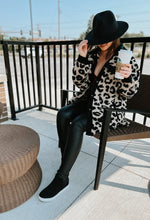 Load image into Gallery viewer, Women's | Mommy & Me Leopard Sherpa & Corded Jacket