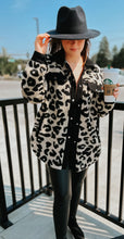 Load image into Gallery viewer, Women's | Mommy & Me Leopard Sherpa & Corded Jacket