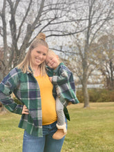 Load image into Gallery viewer, Women's |  Mommy & Me Flannel Shacket {Various Colors}