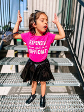 Load image into Gallery viewer, Expensive & Difficult | Girl's Graphic Tee