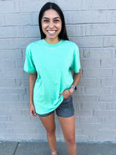Load image into Gallery viewer, Swipe Left | Vintage Mineral Wash Boyfriend Tee | {various colors}