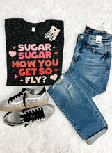 Load image into Gallery viewer, Sugar Sugar MAMA | Women's Black Cheetah Graphic Tee