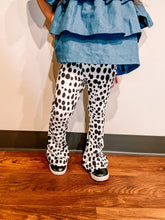 Load image into Gallery viewer, Cruella | Girl's Dalmatian Butter Soft Flares