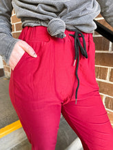 Load image into Gallery viewer, Adult | Red Butter Drawstring Joggers