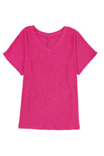 Load image into Gallery viewer, Crinkled V Neck Tee
