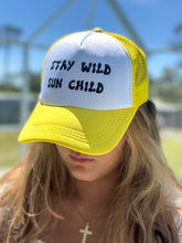 Load image into Gallery viewer, Value Foam Trucker Hat "Stay Wild Sun Child"
