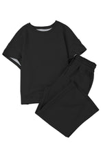 Load image into Gallery viewer, Textured Tee + Pants Set
