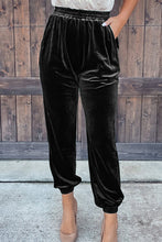 Load image into Gallery viewer, Pocket Velvet Joggers
