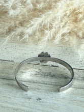 Load image into Gallery viewer, Western Flower Turquoise Cuff
