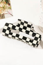 Load image into Gallery viewer, Black Checkered Hair Claw

