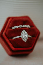 Load image into Gallery viewer, Celestine Marquise Cut 2PC Ring Set
