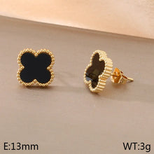 Load image into Gallery viewer, Enchanted Fleur Clover Earrings
