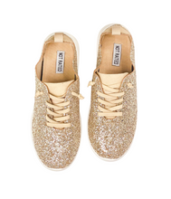 Load image into Gallery viewer, Mayo Glitter Sneaker in Gold - Rural Haze
