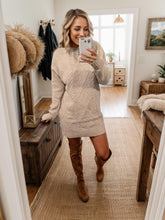 Load image into Gallery viewer, Cable Knit Sweater Dresses
