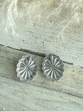 Load image into Gallery viewer, Western Concho Turquoise Earrings
