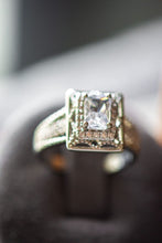 Load image into Gallery viewer, Rowan Emerald Cut Sterling Silver Ring
