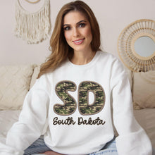 Load image into Gallery viewer, Camo State Sweatshirts Faux Embroidery Part 6
