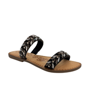 Load image into Gallery viewer, Shine Bright Sandals in Black
