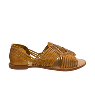 Load image into Gallery viewer, Tawakoni Woven Huarache Sandal in Mustard
