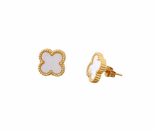 Load image into Gallery viewer, Enchanted Fleur Clover Earrings
