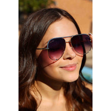 Load image into Gallery viewer, Ready to Ship | The Alex Black Gradient  High Quality Unisex Aviator Sunglasses
