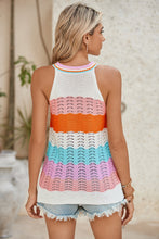 Load image into Gallery viewer, Multicolour Knit Sleeveless Top
