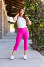 Load image into Gallery viewer, Ready to Ship | Hot Pink CAPRI Collection  - Luxe Leggings by Julia Rose®
