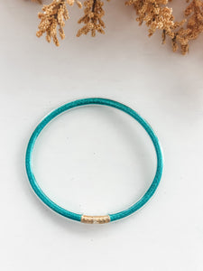 Gili Jelly "Teal" Glitter Bracelet