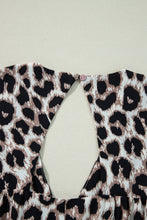 Load image into Gallery viewer, Leopard Keyhole Back Babydoll Dress

