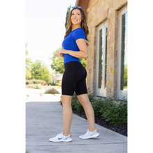 Load image into Gallery viewer, Ready to Ship | The Blanca - Black 9" Bermuda Shorts
