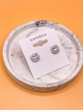 Load image into Gallery viewer, Dillon Cushion Cubic Zircon Stud Earrings
