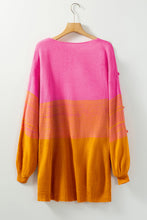 Load image into Gallery viewer, Pink and Orange Ombre Cardigan
