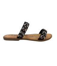 Load image into Gallery viewer, Shine Bright Sandals in Black
