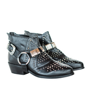 Load image into Gallery viewer, Lottie Bootie in Black - Rural Haze
