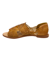 Load image into Gallery viewer, Tawakoni Woven Huarache Sandal in Mustard
