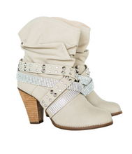 Load image into Gallery viewer, Short Change Booties in Cream - Rural Haze
