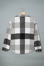 Load image into Gallery viewer, Grey Plaid Shacket
