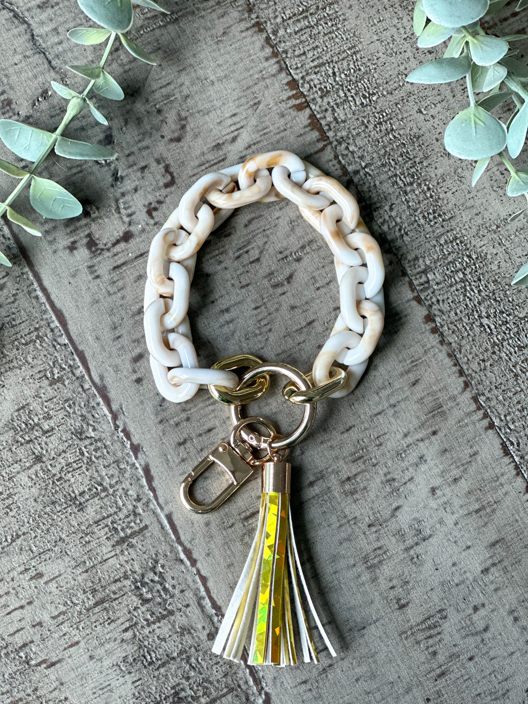 Acrylic Wristlet Keychain 