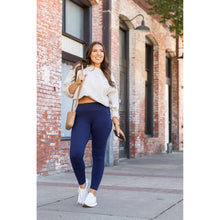 Load image into Gallery viewer, PreOrder | The Nyla - Navy Full-Length with Pocket Leggings
