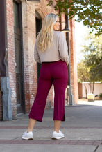 Load image into Gallery viewer, Ready to Ship | The Courtney - Maroon High Waisted Gaucho Pants - ROUND 2
