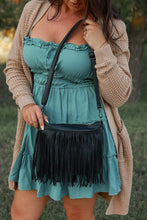 Load image into Gallery viewer, Ready to Ship | The Nora -  Black Fringe Bags

