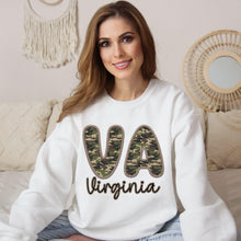 Load image into Gallery viewer, Camo State Sweatshirts Faux Embroidery Part 6
