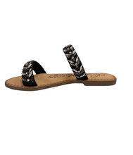 Load image into Gallery viewer, Shine Bright Sandals in Black
