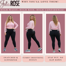 Load image into Gallery viewer, Ready to Ship | Curvy Collection - BLACK FULL-LENGTH Leggings with POCKET
