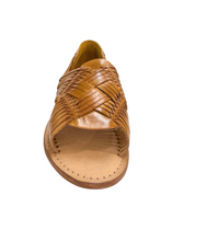 Load image into Gallery viewer, Tawakoni Woven Huarache Sandal in Mustard
