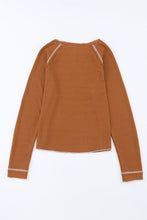 Load image into Gallery viewer, Ashley Exposed Seam Long Sleeve Top
