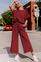 Load image into Gallery viewer, Textured Tee + Pants Set

