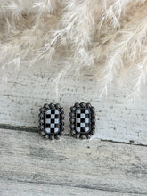 Load image into Gallery viewer, Western Checkered Earrings
